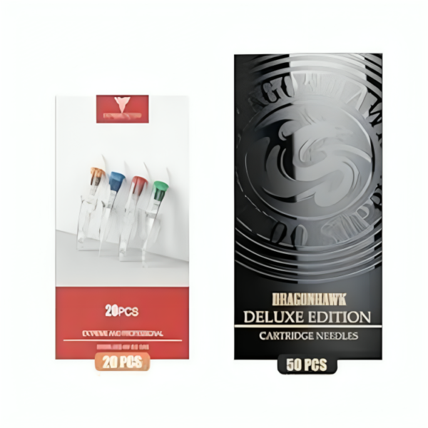 Dragonhawk Tattoo Needles Cartridges 70 Count, 1207RL Round Liner Size