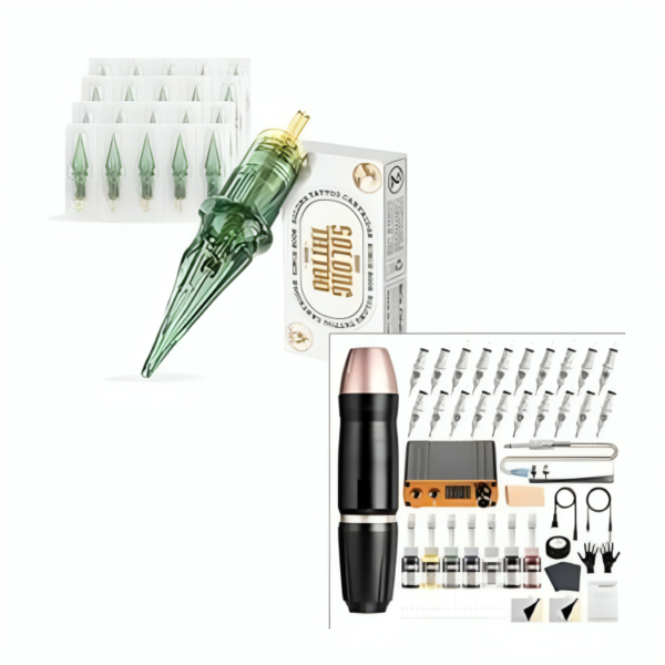 Tattoo Gun, Solong Complete Tattoo Kit Rotary Tattoo Machine