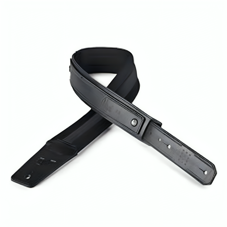 Untitled-design-2024-08-07T011636.169-1.png Gruv Gear SoloStrap Neo 2.5-Inch Wide Guitar and Bass Strap, Black - Image 1