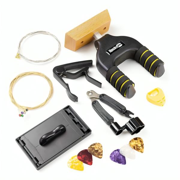 RockJam Universal Guitar Accessories Super-kit with Hanger