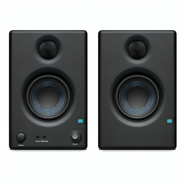 PreSonus Eris E3.5-3.5" Near Field Studio Monitors (Pair) – Powered Desktop Speakers