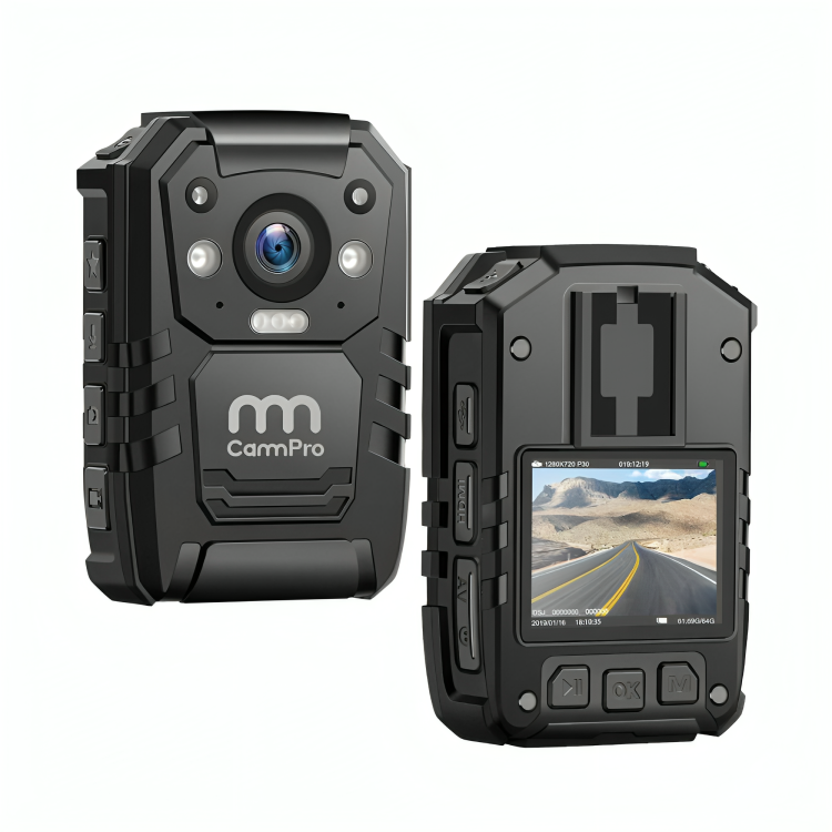 Untitled-design-2024-08-11T035026.855-1.png CammPro I826 1296P HD Police Body Camera,128G Memory - Image 1