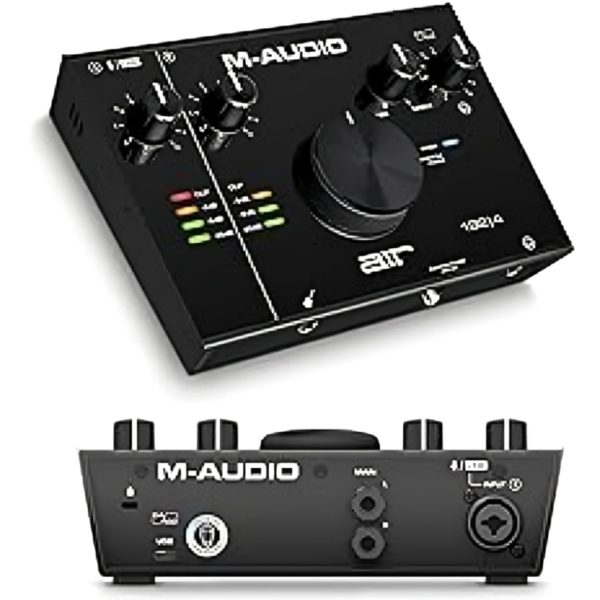 M-Audio AIR 192x4 USB C Audio Interface for Recording, Podcasting